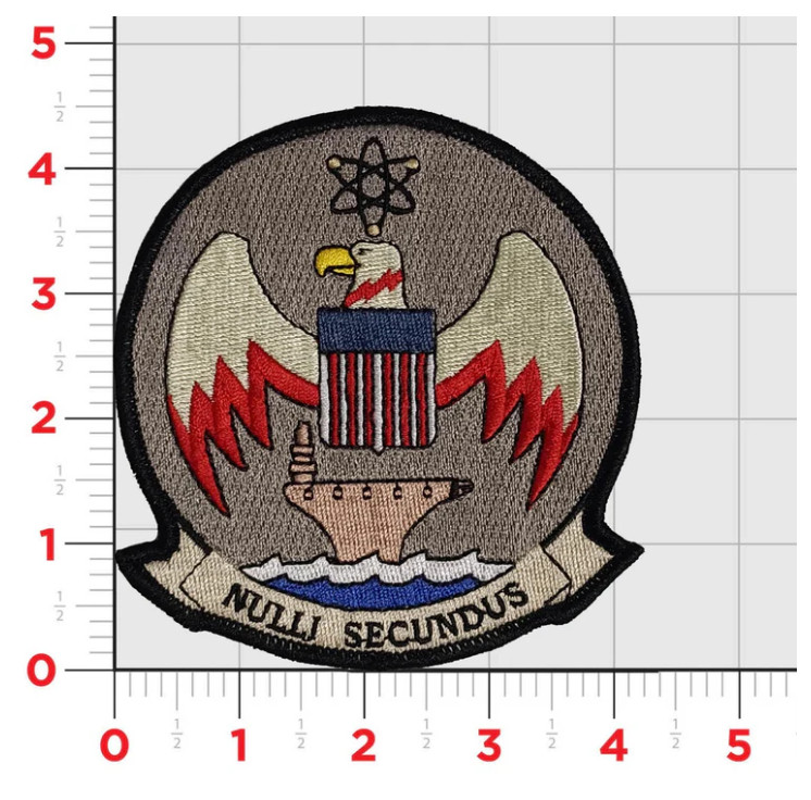 NAVY VA-126 SKYHAWKS SQUADRON EMBROIDERED PATCH WITH HOOK & LOOP