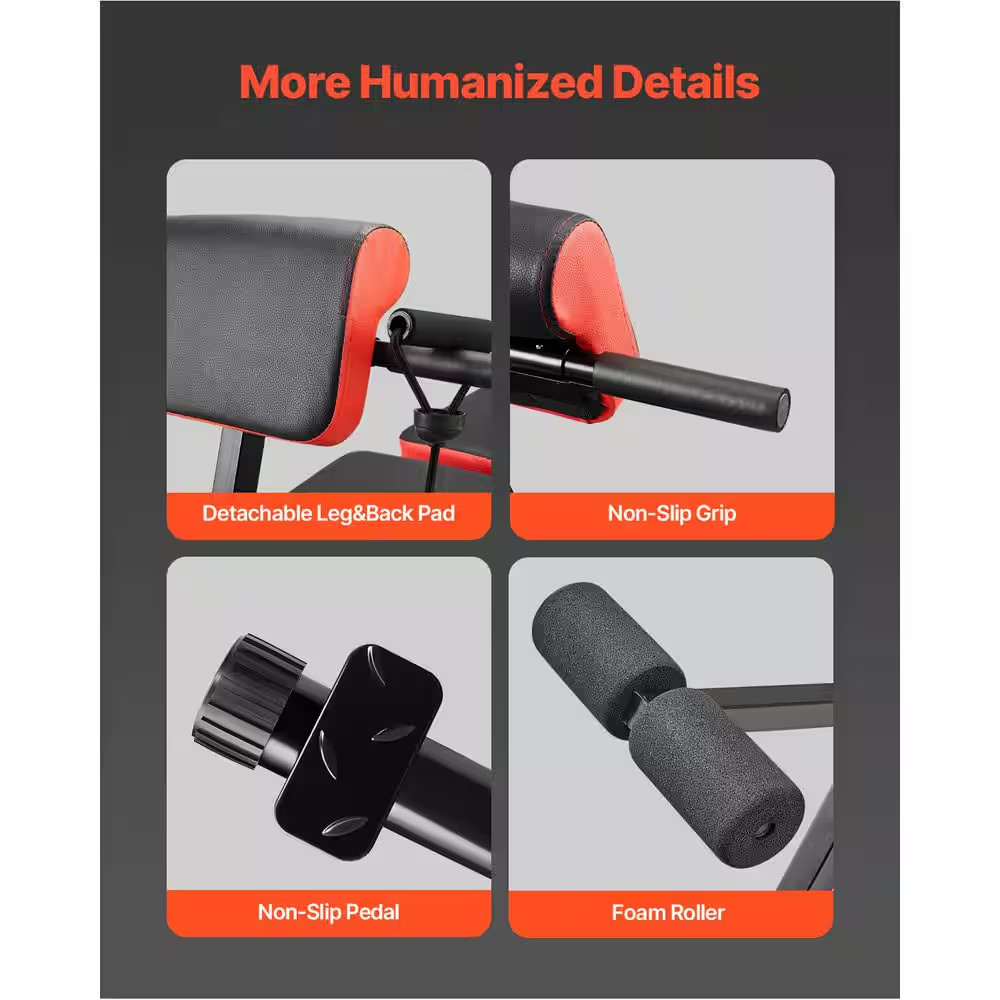 Multi-Functional Weight Bench for Full Body Workout, 770 Lbs. Adjustable and Fol