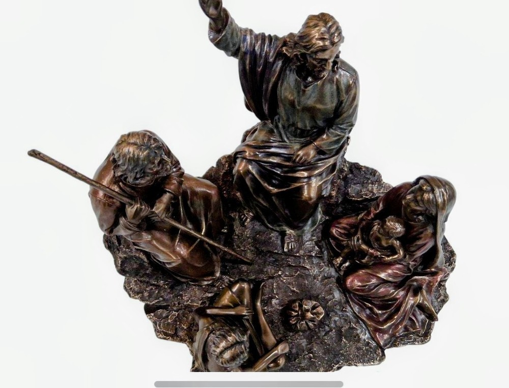 Lucente Sermon On The Mount Bronze Finish Statue