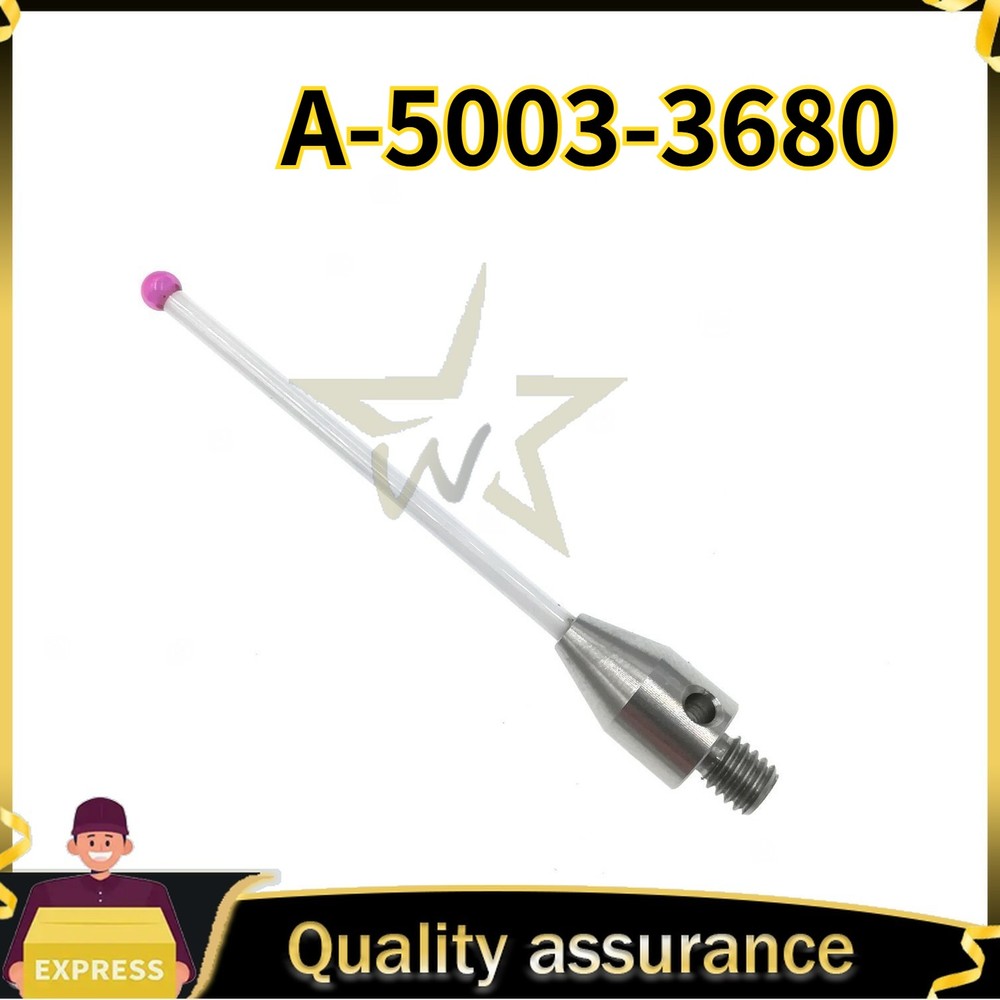 A-5003-3680 CMM Touch Probe Stylus 50mm Ceramic Stem M4 Thread 3mm Ruby Tip