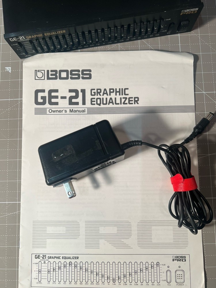 BOSS PRO GE-21 Graphic Equalizer Half Rack