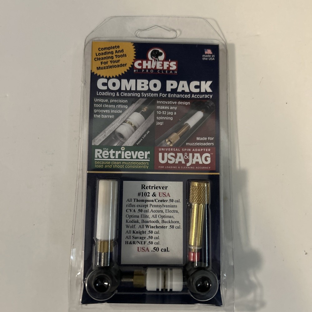 Chief’s Loading & Cleaning Accessories Kit - .50 Caliber Muzzleloader Rifles