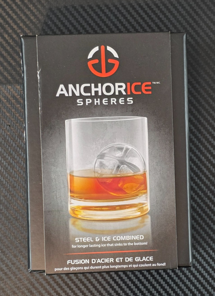 Final Touch Anchor Ice Sinking Drink Sphere/Ball Elevate Drinks with Sinking Ice