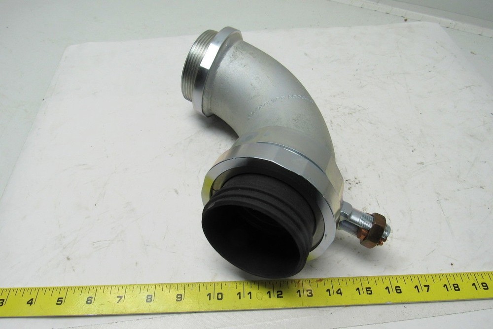 3STD WPB A00353 3" ID 90 Degree Sweep Externally Grounded Conduit Connector