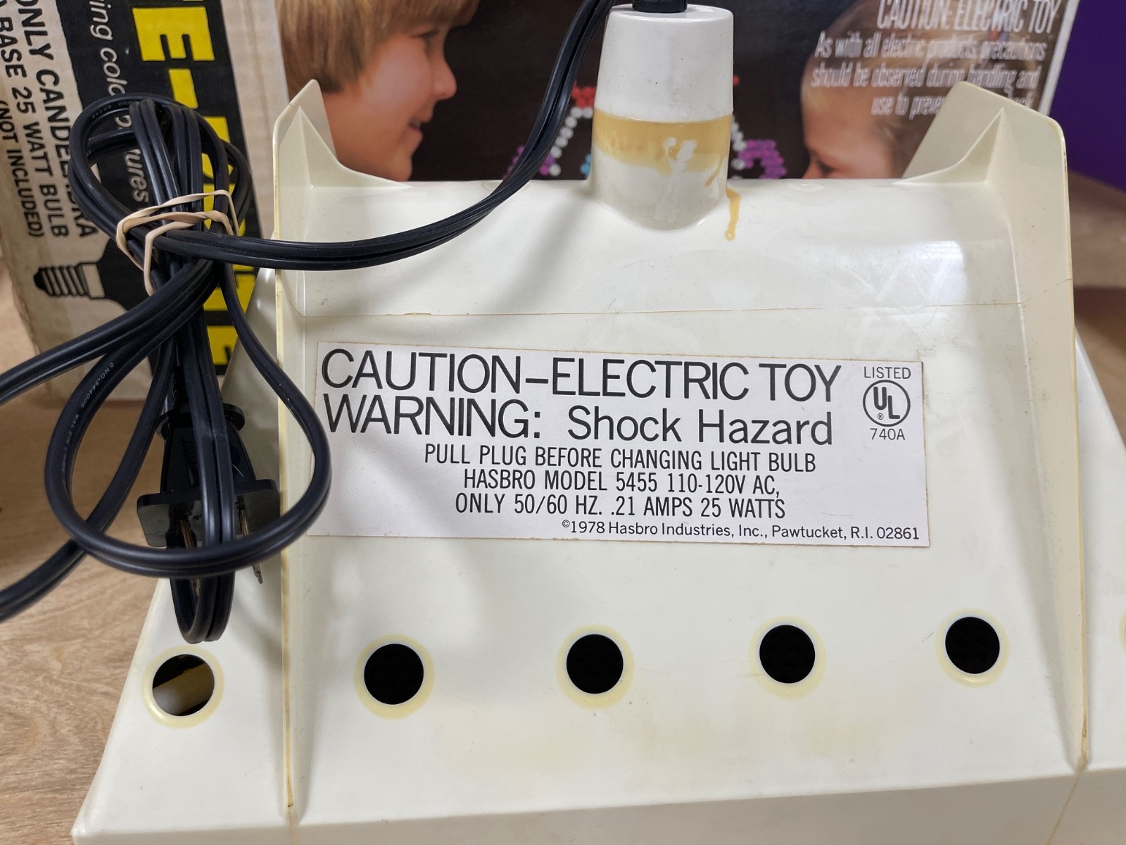 Lite Brite Vintage 1983 In Original Box Pegs Pages Works Retro 80s