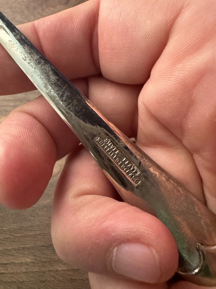 Silver Plated Sheffield England Salad Server Fork Replacement