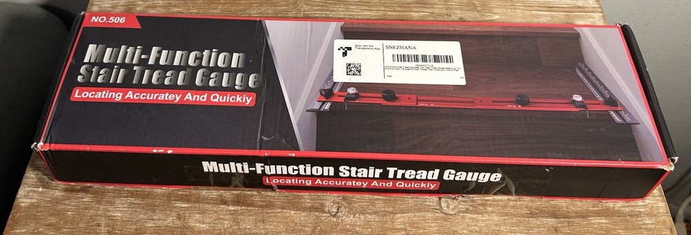 Multi-Function Stair Tread Gauge No. 506 Aluminum