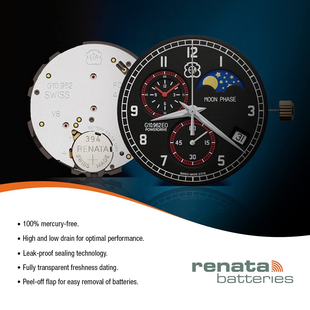 #344 Renata Watch Batteries 2Pcs