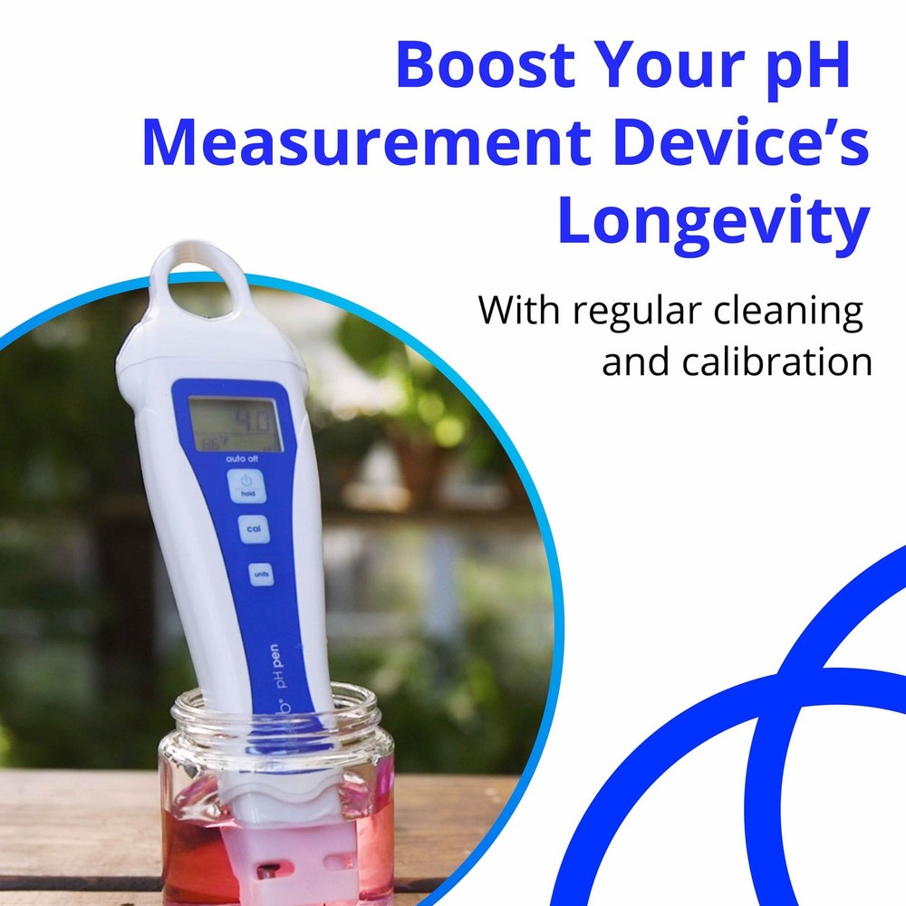 pH 4.0 & 7.0 Calibration Solution Kit - pH Meter & pH Pen Calibration for Balanc