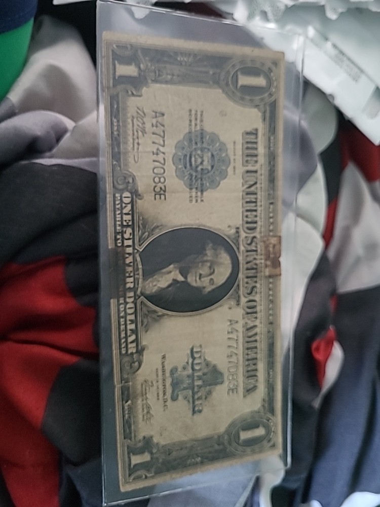 1923 $1 ONE DOLLAR “HORSE BLANKET” SILVER CERTIFICATE LARGE SIZE NOTE
