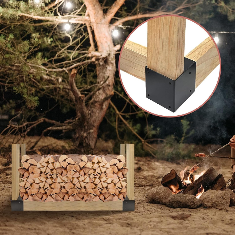 Workbench Corner Brackets, 8 Pcs Steel Workbench Kit for Custom Workbench Shelvi