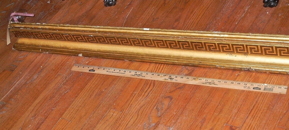 Gilt Wood Lintel pediment cornice Valence eyebrow Architectural