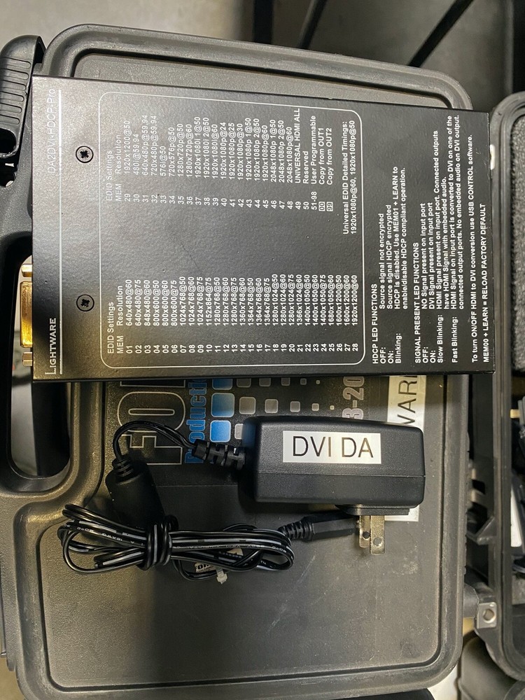 Lightware DA2DVI-HDCP-Pro DVI Distribution Amplifier HDCP Dual Link DL