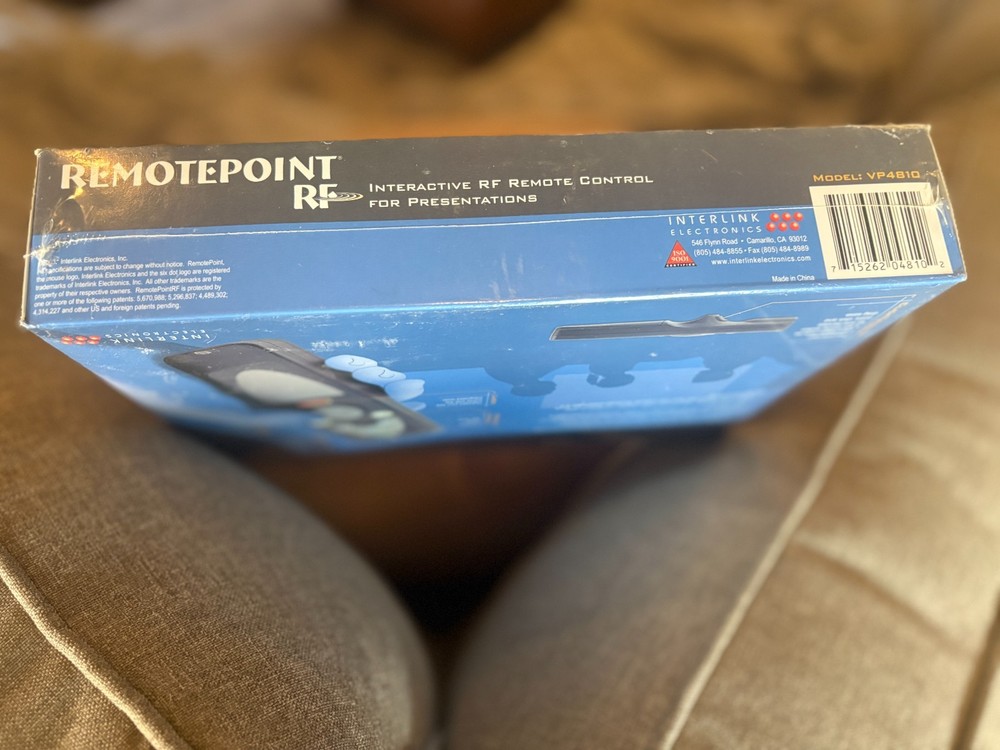 New Interlink Electronics VP4810 RemotePoint RF Control, NIB