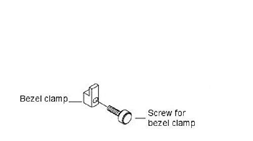 Caliper Washer Bezel Clamp with Screw for Precision Measurement Tools