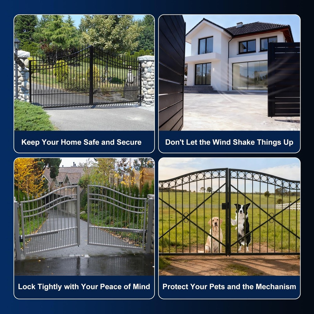 Universal Automatic Electric Gate Lock Gate Operator System Device Safe Secur...