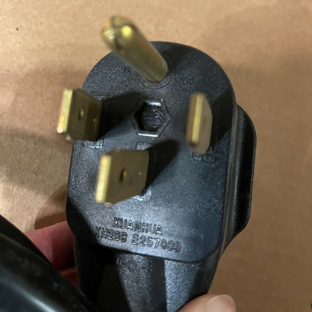 Electric Range 4-Wire Cord Power Plug, 220V/240V