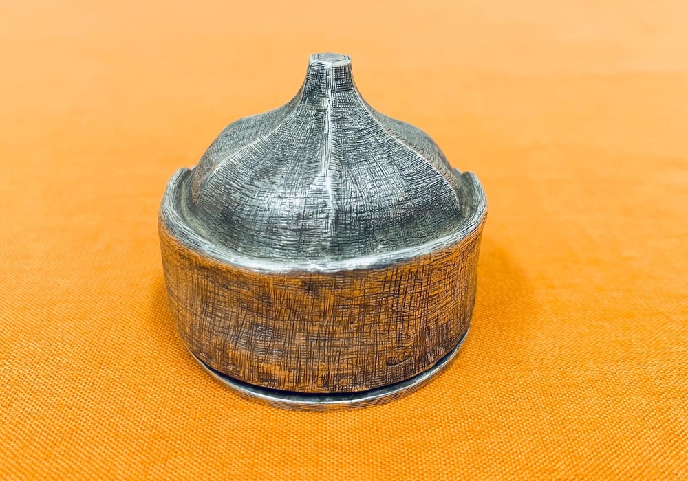 Russian Soviet Silver Snuff/Pill Box