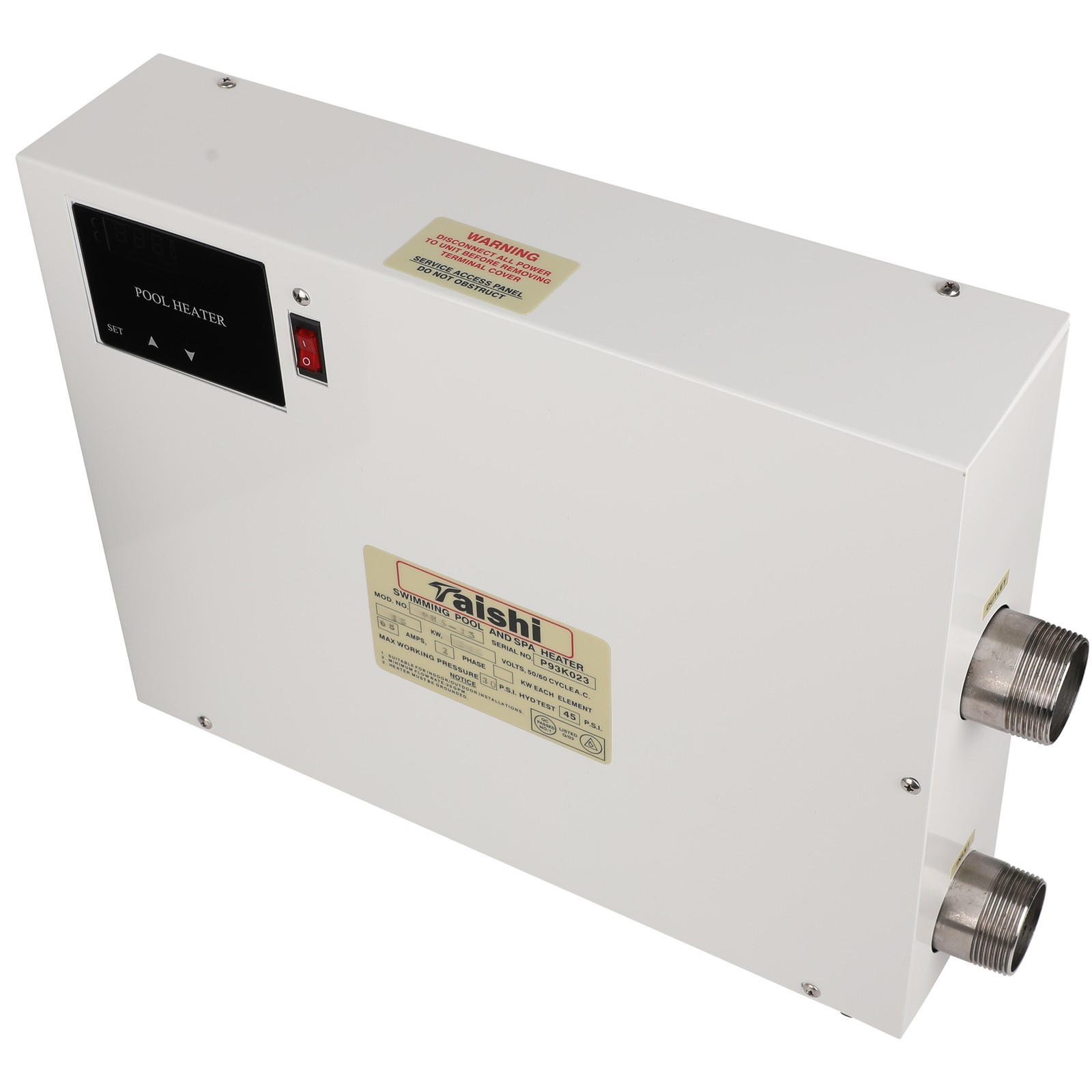 15KW Electric Water Heater Swimming Pool Thermostat 220V SPA Hot Tub Genuine USA