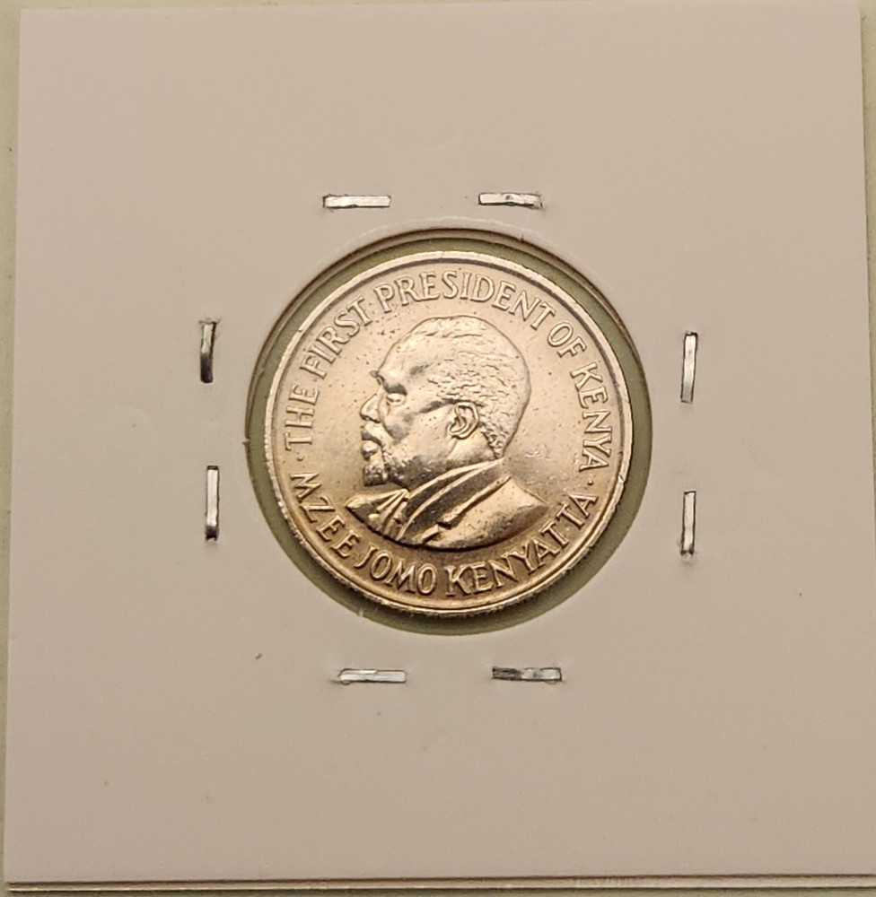 Kenya coin, 50 Cents, 1974
