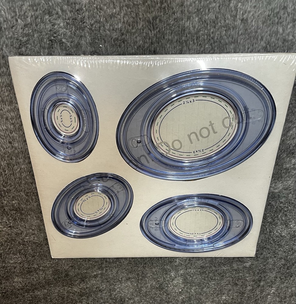 CREATIVE MEMORIES  OVAL PATTERNS CUSTOM CUTTING SYSTEM MAKES NEW