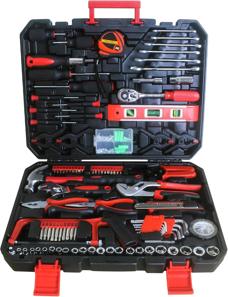 Comprehensive 238-Piece Socket Wrench Tool Set with Storage Case for Repairs
