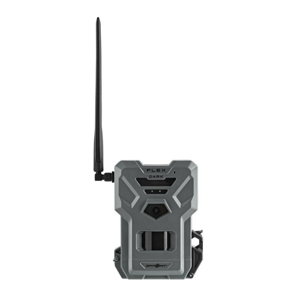 Spypoint FLEX DARK GPS Enabled Gray Cellular Trail Camera and Memory Card Bundle