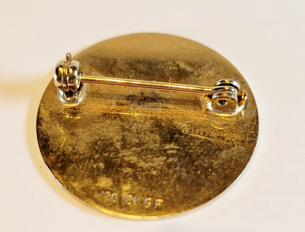 12k gold plate pin