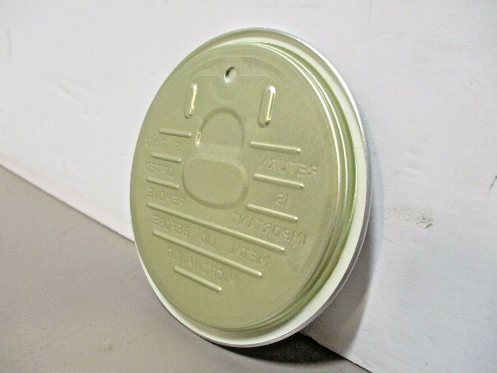 50 Pack 83mm Ring-Pull Canning Lid Easy Open Tinplate Round Full Aperture