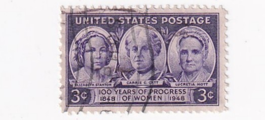 STAMP US SCOTT 959 "Stanton, Catt & Mott" 3 CENT 1948 USED WAVE CANCEL - I