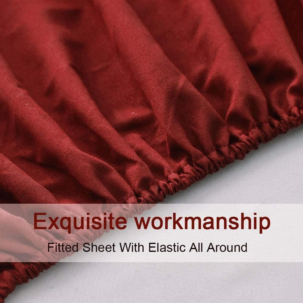 Bed Sheet Set Super Soft Microfiber 1800 Thread Count Luxury Egyptian Sheets