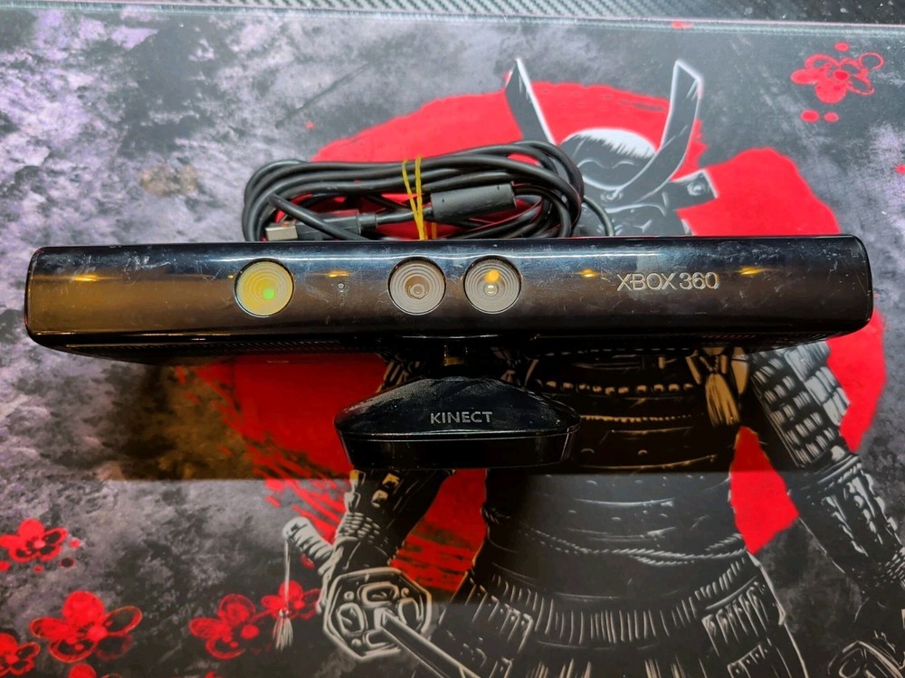 Microsoft Xbox 360 Kinect Sensor Bar (Untested) with 7 Games Bundle