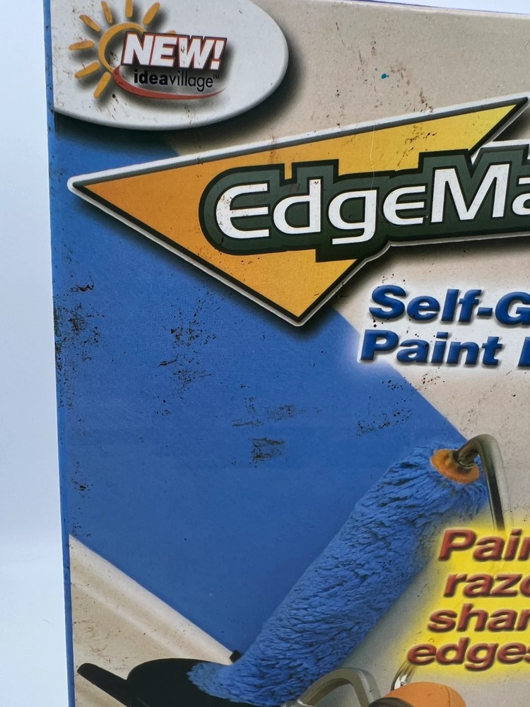 EdgeMaster Self-Guided Paint Edging Edger Tool Paints Razor Sharp Edges 4 Roller