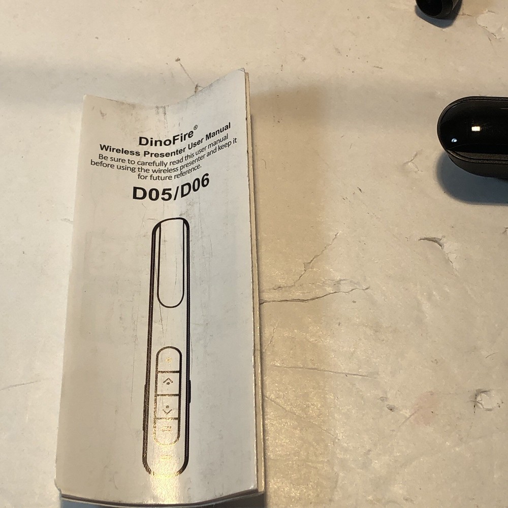 Dino Fire Wirless Presenter Hyperlink Volume Control Presentation Clicker RF