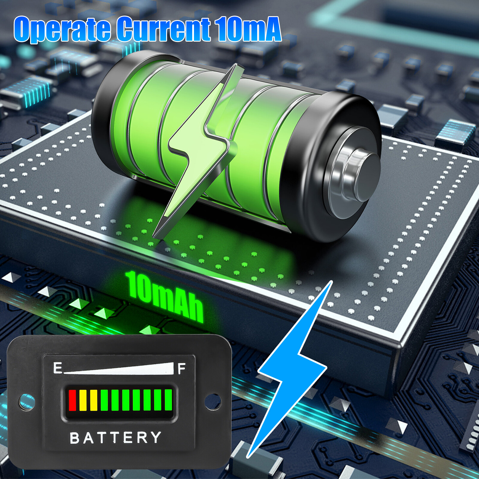 36V Volt Battery Indicator Meter Gauge for Ezgo Club Car Yamaha Golf Cart Motor