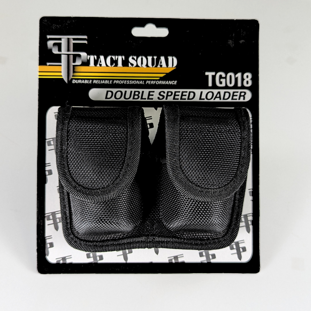 Double Speed Loader Case Ballistic Nylon Snap Button Closure
