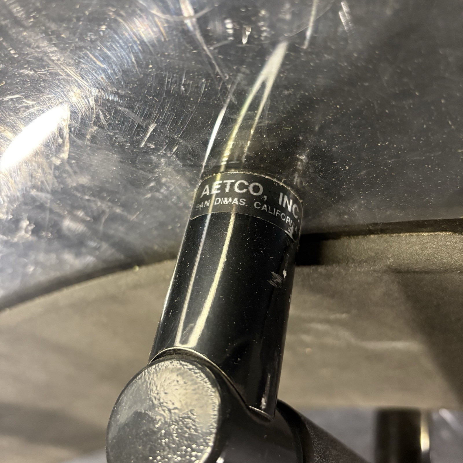 AETCO Police Riot Shield U.S.A. Made With Small Crack