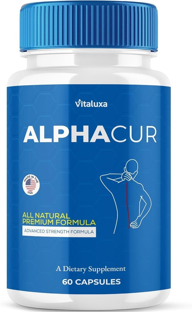 Alphacur Advanced Nerve Support Formula Maximum Strength Vitamin (60 Capsules)