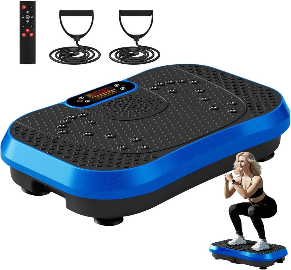 Vibration Plate Exercise Machine - Full-Body Toning, Lymphatic Drainage