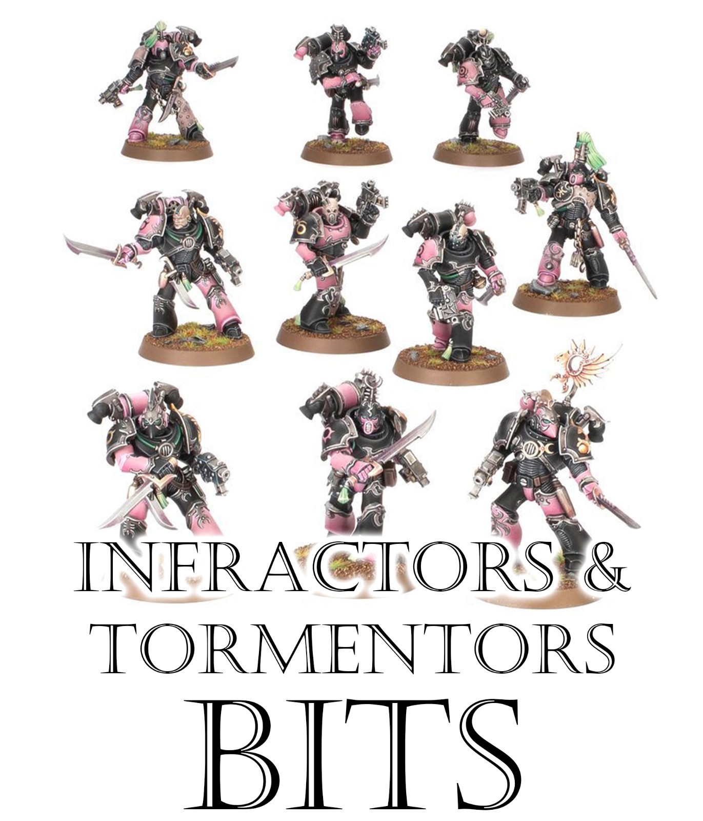 Warhammer 40k Emperor's Children Tormentors & Infractors Bits, Games Workshop