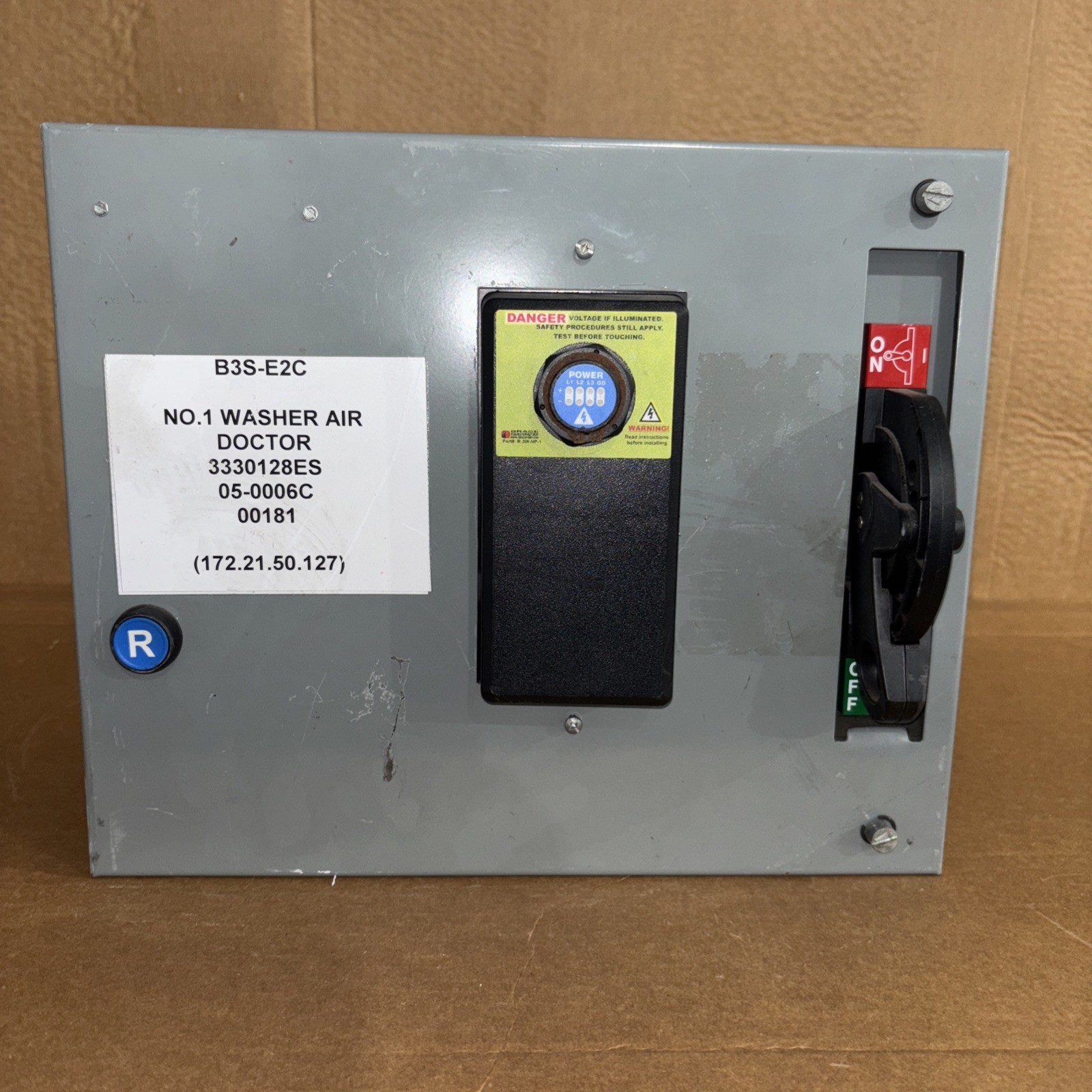 ALLEN BRADLEY 2112 2100 FUSED SIZE 1 MCC 500F-BO*093 12" W/ DOOR & 193 MODULE