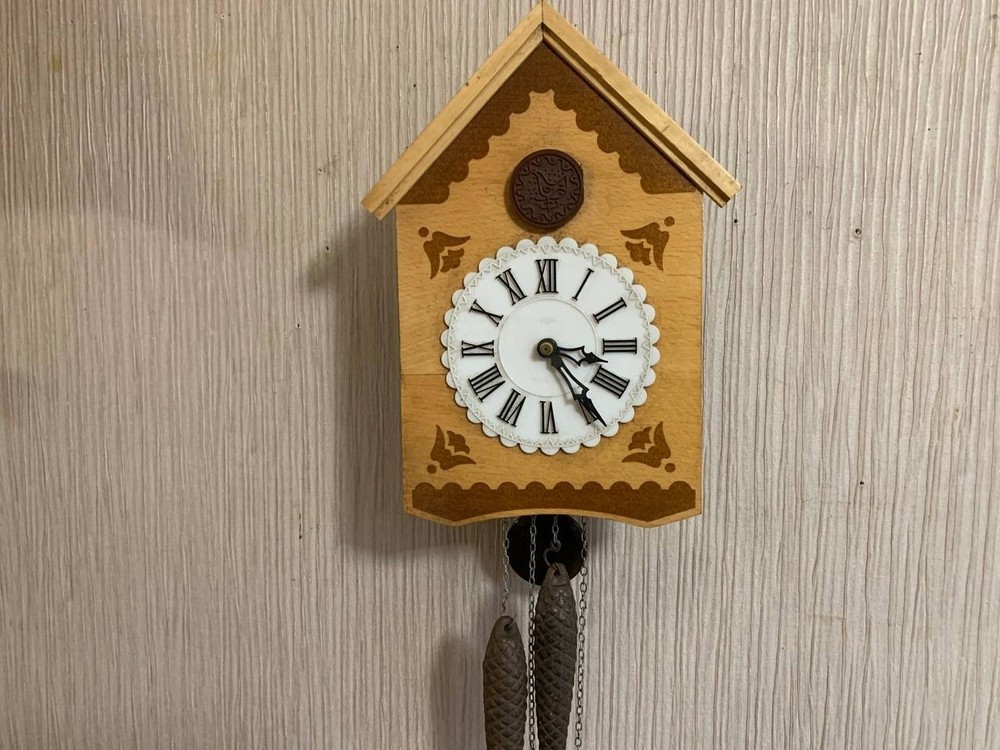 Soviet Vintage Cuckoo clock, USSR clock, Soviet working clock, Working cuckoo