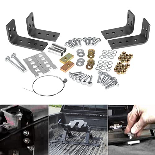 Universal 5th Wheel Installation Kit for Full-Size Trucks – Compatible with