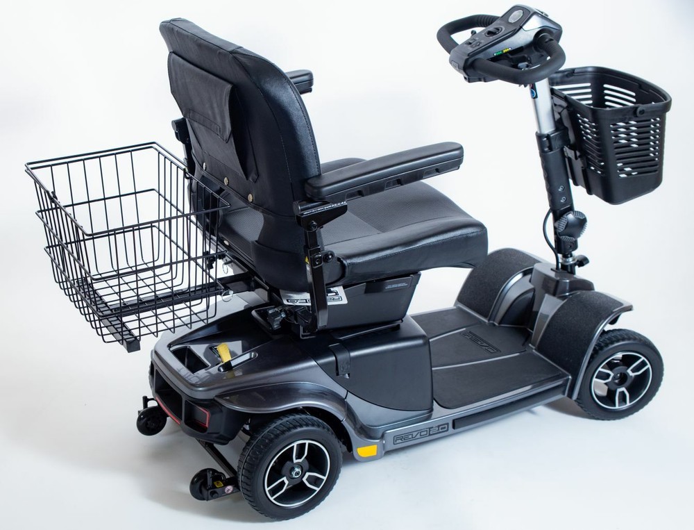 Rear Basket Accessory for Pride Mobility Scooter Sturdy Center-Support OPEN BOX