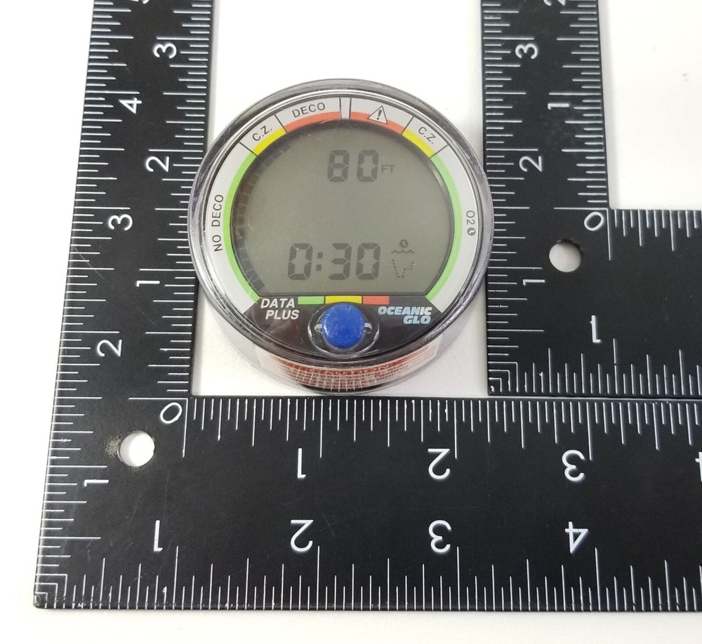 Oceanic Data Plus Air & Nitrox Puck Scuba Dive Computer + Manual #4120