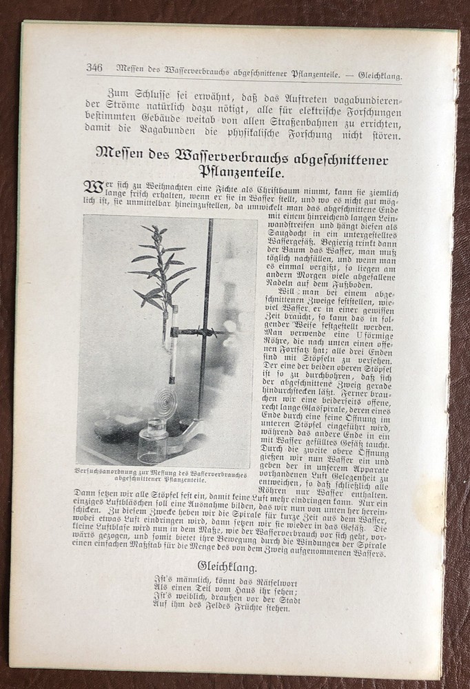 Potential equalization 1917 leakage current current electricity potential meter 95