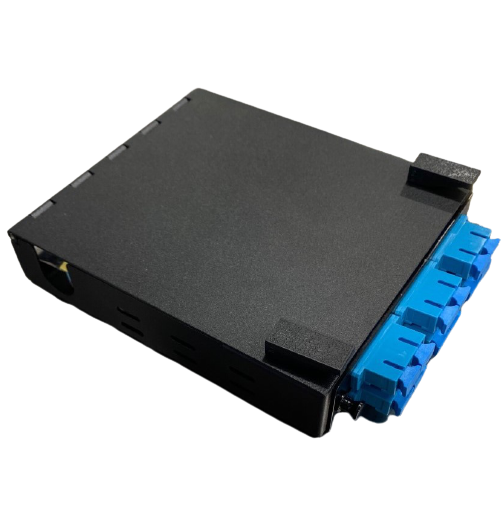 Fiber Optic 12 Port Wall Mount Panel Enclosure, Singlemode SC 12 Strand Pigtail