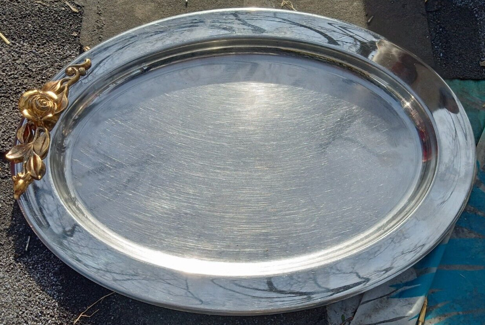 Silverplate Oval Serving Platter