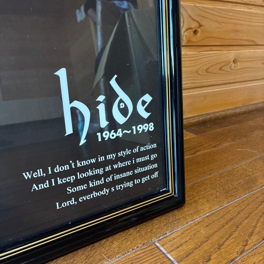 hide poster framed