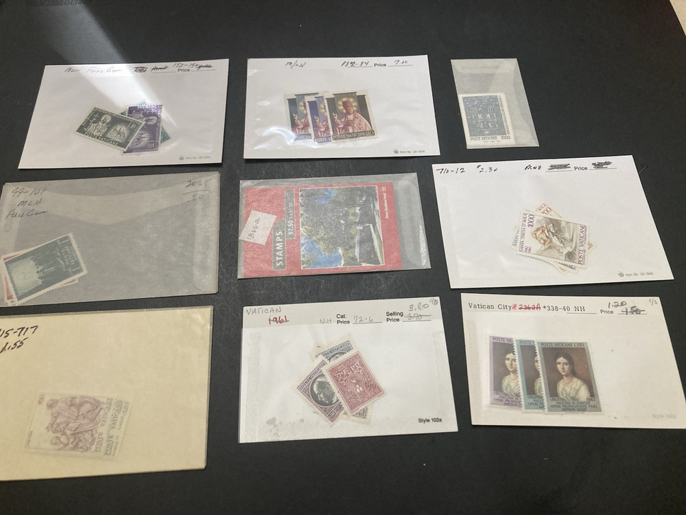 Vatican Mint Stamp Lot all  Complete Sets Very Nice